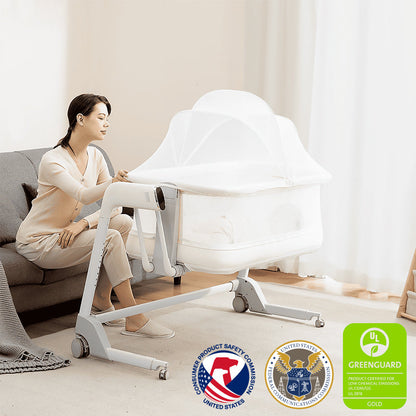 2-in-1 Smart Crib, Rocking Crib and Playpen