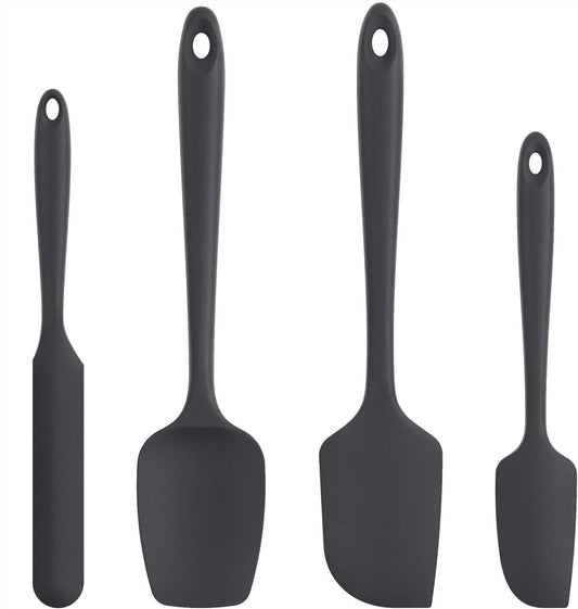 Set of heat-resistant silicone spatulas