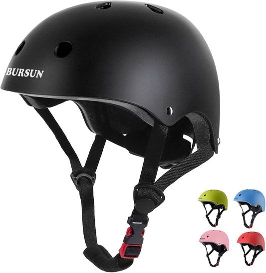Children's bicycle helmet with ventilation and adjustable
