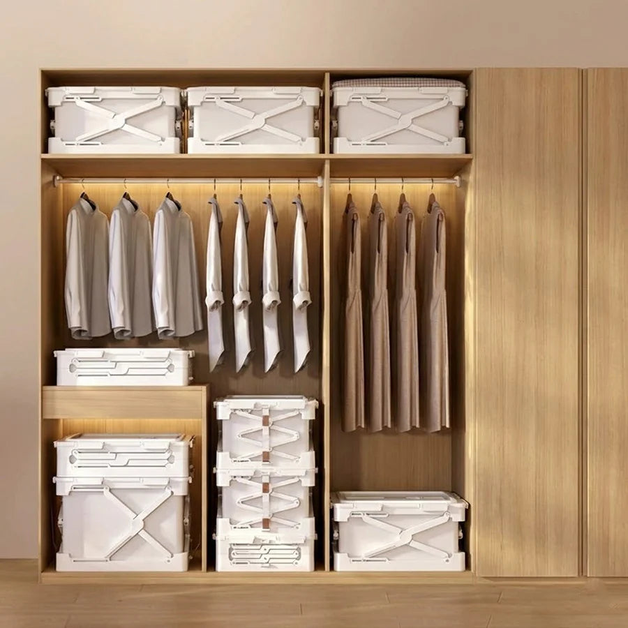 Smart Storage Box with Compression System