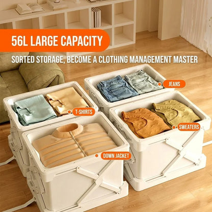 Smart Storage Box with Compression System