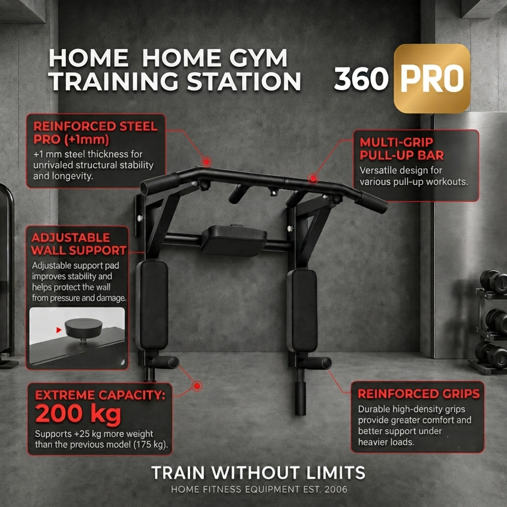 360° Multifunctional Wall-Mounted Training Station