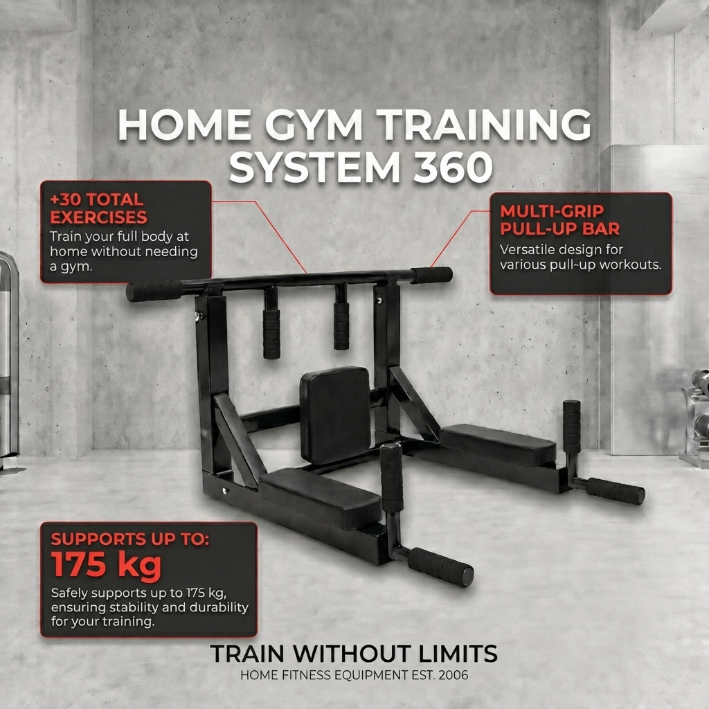 360° Multifunctional Wall-Mounted Training Station