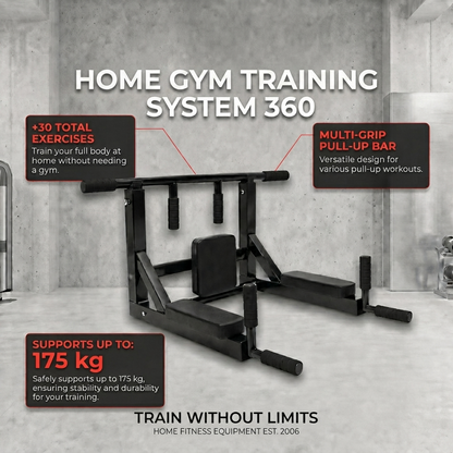 360° Multifunctional Wall-Mounted Training Station