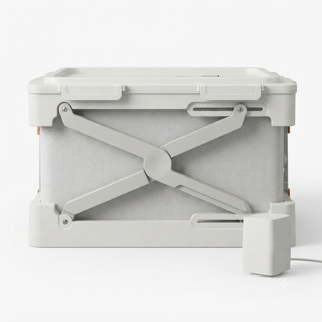 Smart Storage Box with Compression System