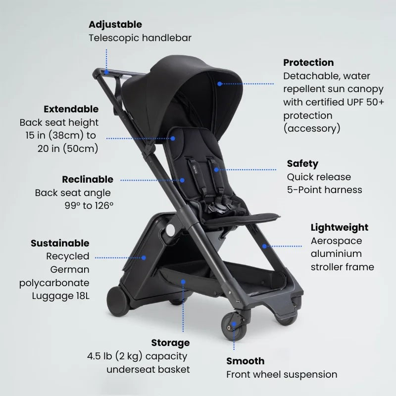Premium Travel Stroller Suitcase