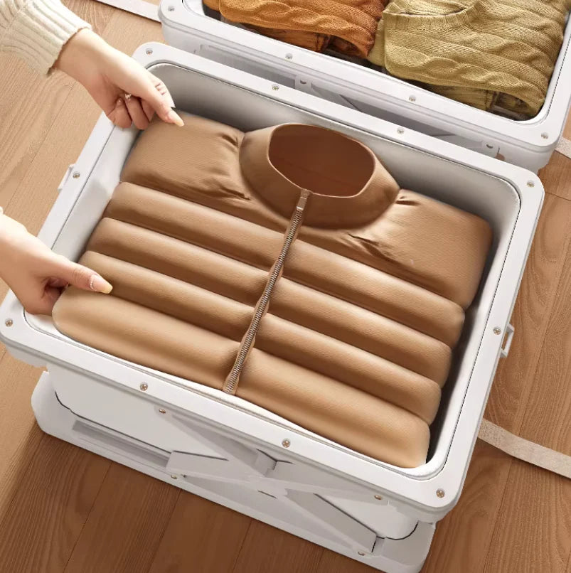 Smart Storage Box with Compression System