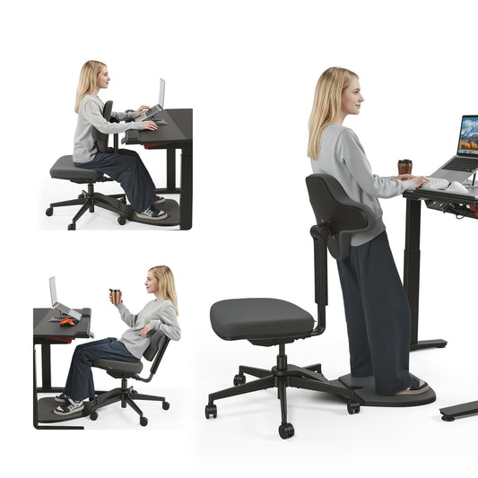 Dynamic Ergonomic Chair with Adjustable Lumbar Support